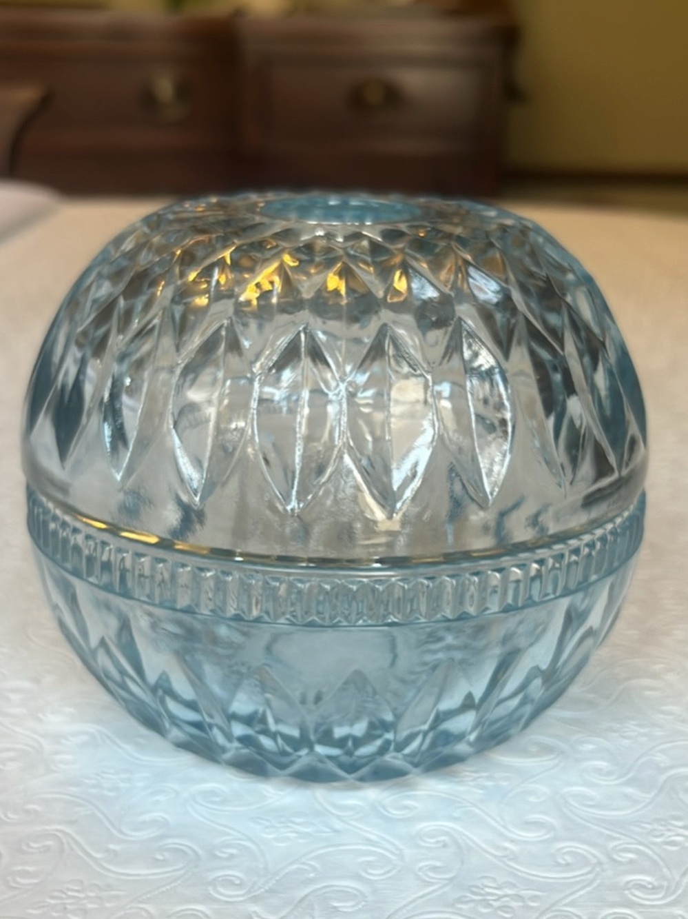 Indiana Glass Fairy Lamp